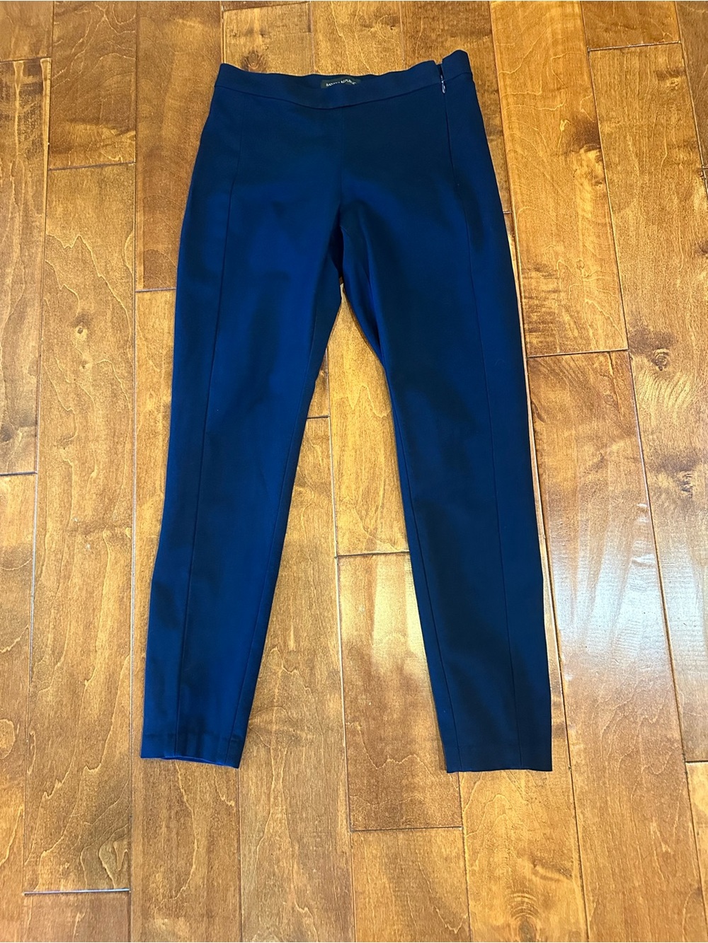 Banana Republic Navy Ponte Skinny Ankle Pants